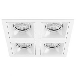 Встраиваемый точечный светильник D54606060606 белый Domino Lightstar