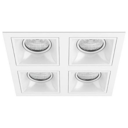 Встраиваемый точечный светильник D54606060606 белый Domino Lightstar