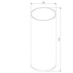 Уличный потолочный светильник Light LED 2102 IP65 Elektrostandard 35129/H черный