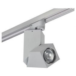 Трековый однофазный светильник A1T051059 серый Illumo Lightstar