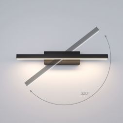 Светильник настенный Elektrostandard Rino черный (40121/LED)