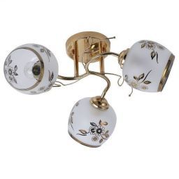 Люстра ЭкономСвет 12201/3FGD WT+GD (EKONOMSVET 12201/3FGD WT+GD)