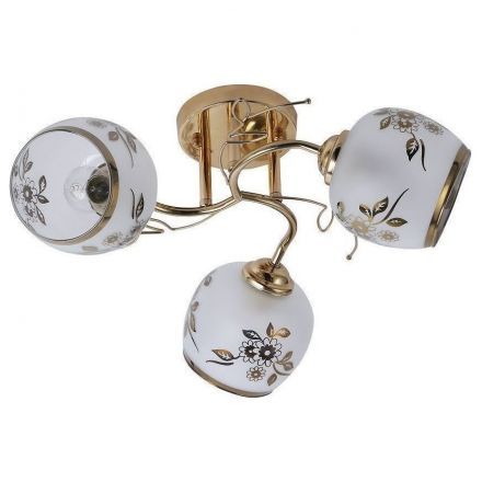 Люстра ЭкономСвет 12201/3FGD WT+GD