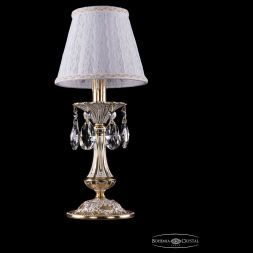 Настольная лампа Bohemia Ivele Crystal 1702L/1-30/GW/SH13A-160