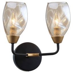 Бра LB 9330/2 Тибр Чёрный/матовое золото Е14 40W 280х195х340мм (LINVEL LB 9330/2 Тибр Чёрный/матовое золото Е14 40W) Бра LB 9330/2 Тибр Чёрный/матовое золото Е14 40W 280х195х340мм (LINVEL LB 9330/2 Тибр Чёрный/матовое золото Е14 40W)