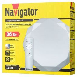 Светильник Navigator 61 660 NBL-RC01-36-MK-IP20-LED