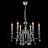 Подвесная люстра Crystal Lux MERCEDES SP6 CHROME/SMOKE