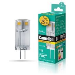 Светодиодная лампа Camelion LED3-G4-JC-NF/830/G4