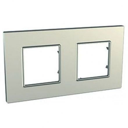 Рамка 2-ая Schneider Electric Unica Quadro Титан MGU6.704.57