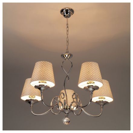 Люстра Eurosvet 70068/5 хром