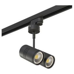 Трековый однофазный светильник A1T214447 черный Rullo Lightstar
