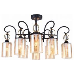 Люстра Linvel LV 9321/8 Колорадо Черный/золото (LINVEL LV 9321/8 Колорадо Чёрный/золото Е14 40W) Люстра Linvel LV 9321/8 Колорадо Черный/золото (LINVEL LV 9321/8 Колорадо Чёрный/золото Е14 40W)