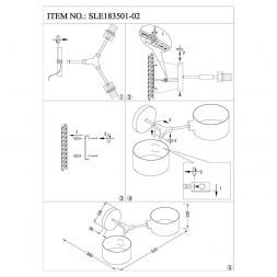 Светильник настенный Evoluce SLE183501-02 GIMENTO