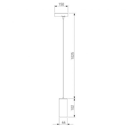 Светильник Amend черный 12W 4000K однофазный 85113/01 Elektrostandard