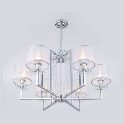 Подвесная люстра Eurosvet 60123/6 хром Smart (60108/6) Умный дом