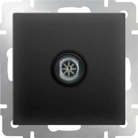 Розетка TV Werkel W1183008 черный матовый (WL08-TV)