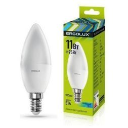 Светодиодная лампа Ergolux LED-C35-11W-E14-4K