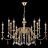 Подвесная люстра Crystal Lux MERCEDES SP6+6 GOLD/COLOR