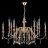 Подвесная люстра Crystal Lux MERCEDES SP6+6 GOLD/COLOR