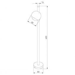 Ландшафтный светодиодный светильник Ball 35143/F Elektrostandard