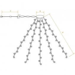 Светодиодная гирлянда Feron CL55 26761