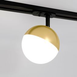 Трековый светильник для однофазного шинопровода Glob GX53 Латунь Elektrostandard MRL 1015