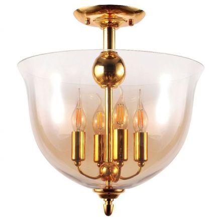 Светильник потолочный Crystal Lux ATLAS PL4 GOLD