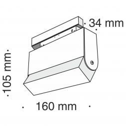 Трековый светодиодный светильник Maytoni TR013-2-10W3K-B