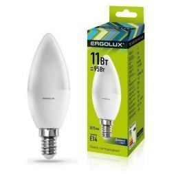 Светодиодная лампа Ergolux LED-C35-11W-E14-6K