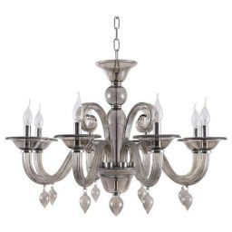 Подвесная люстра Crystal Lux Caetano SP-PL8 Smoke (CRYSTAL-LUX Caetano SP-PL8 Smoke)