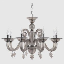 Подвесная люстра Crystal Lux Caetano SP-PL8 Smoke