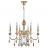Подвесная люстра Crystal Lux Mercedes SP6 Gold/Color