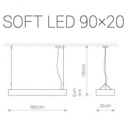 Подвесной светильник Nowodvorski Soft Led 9544