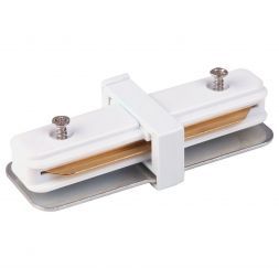 Коннектор прямой для однофазного шинопровода Elektrostandard TRC-1-1-I-WH