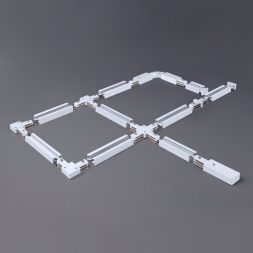 Коннектор прямой для однофазного шинопровода Elektrostandard TRC-1-1-I-WH