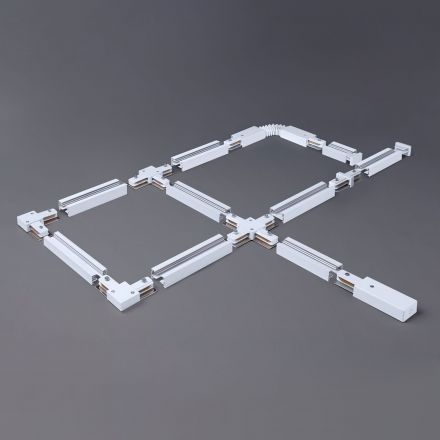 Коннектор прямой для однофазного шинопровода Elektrostandard TRC-1-1-I-WH