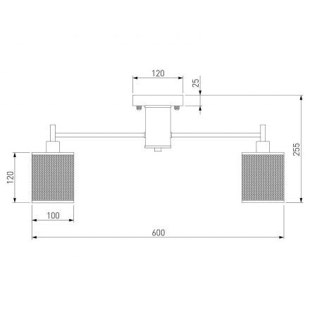 Люстра Eurosvet 70109/5 античная бронза
