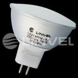 Лампа светодиодная Linvel LS-21 8W G5.3 MR16 3000K 450Lm