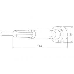 Elektrostandard Крепление для струнного светильника 40127/LED черный, Арт. a063506