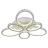 Светодиодная люстра Profit Light 8020/3+3 WHT