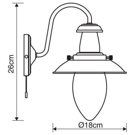 Бра Arte Lamp A5518AP-1SS