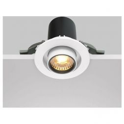 Встраиваемый светодиодный спот Maytoni Hidden DL045-01-10W3K-W
