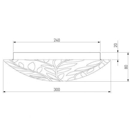 Потолочный светильник Eurosvet 40065/2 хром