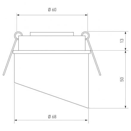 Точечный светильник Elektrostandard 7005 MR16 BK/GD черный/золото