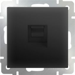 Розетка компьютерная Werkel RJ-45 W1181008 черный матовый (WL08-RJ-45)