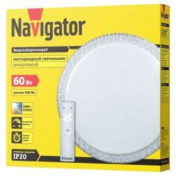 Светильник Navigator 61 663 NBL-RC02-60-MK-IP20-LED