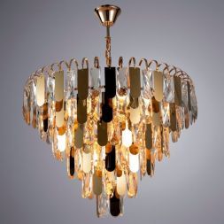 Подвесная хрустальная люстра Arte Lamp A2719SP-8GO
