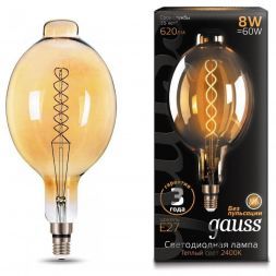 Лампа светодиодная филаментная Gauss 152802008