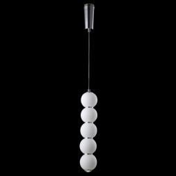 Подвесной светодиодный светильник Crystal Lux Desi SP5 Chrome/White