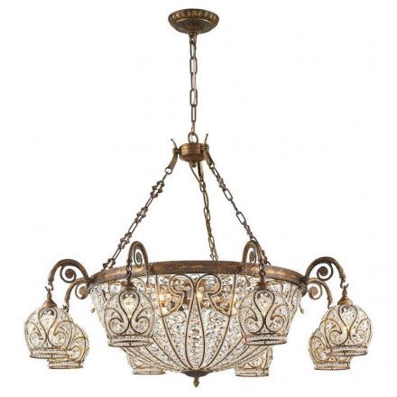 Люстра хрустальная подвесная WERTMARK WE322.16.503